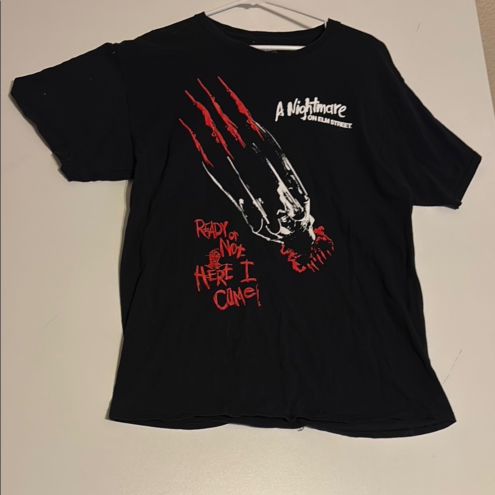 A Nightmare on Elm Street Black Graphic Tee